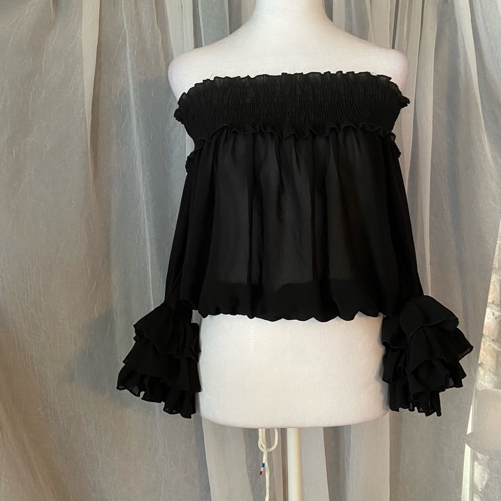 Active USA top black